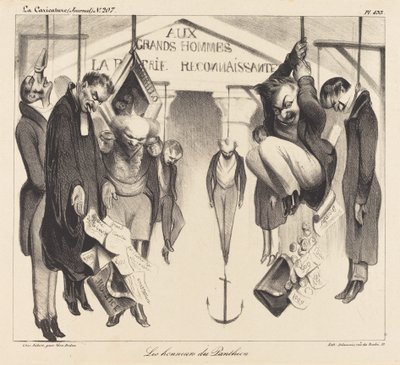 Pocty Pantheonu od Honoré Daumier