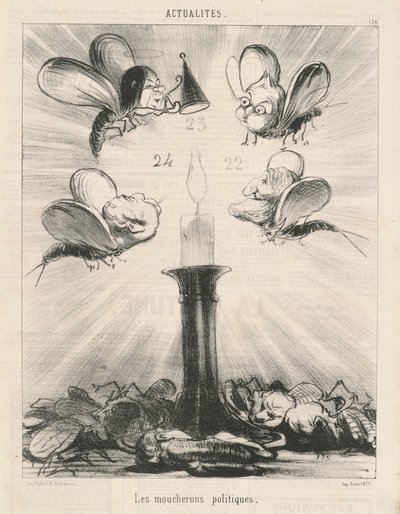 Političtí komáři od Honoré Daumier