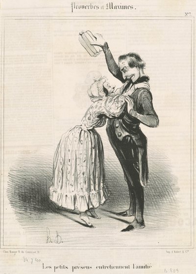 Malé dárky... od Honoré Daumier