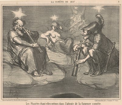 Planety jsou samy v... od Honoré Daumier