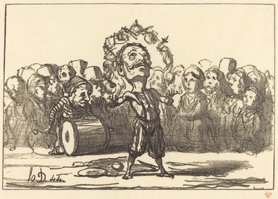 Horské břehy od Honoré Daumier