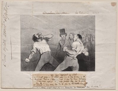 Lekce porozumění v roce 1843 od Honoré Daumier