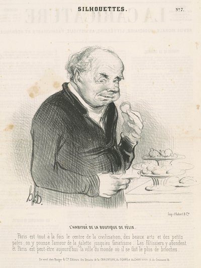 Stálý ve Félixově obchodě od Honoré Daumier