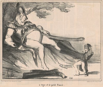 Zlobr a malý palec od Honoré Daumier