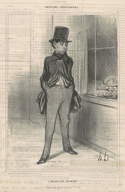 Zlato je chiméra od Honoré Daumier