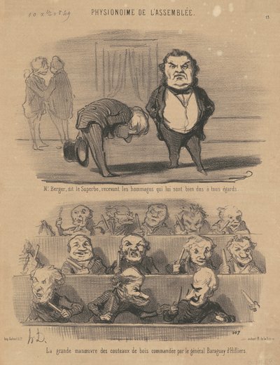 Pan Berger, řekl skvělý... od Honoré Daumier