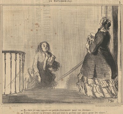 Má drahá, přináším ti potiche... od Honoré Daumier