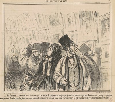 Moje žena ..., jako bychom neměli ... od Honoré Daumier