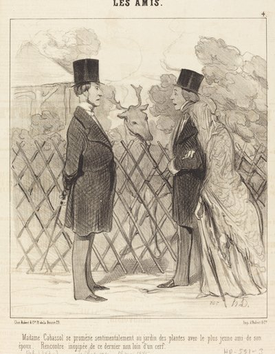 Madame Cabassolová jde... od Honoré Daumier