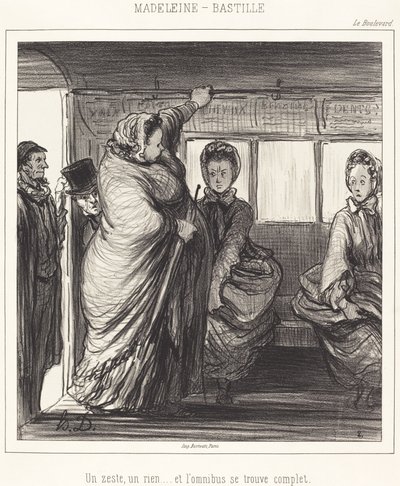Madeleine-Bastille od Honoré Daumier