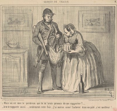 Ale kde je koroptev od Honoré Daumier
