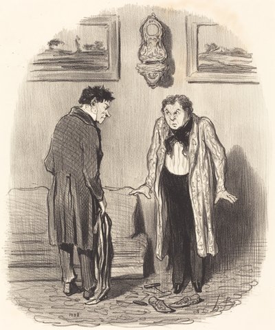 Ale když ti řeknu, že nemůžu hýbat nohama... od Honoré Daumier