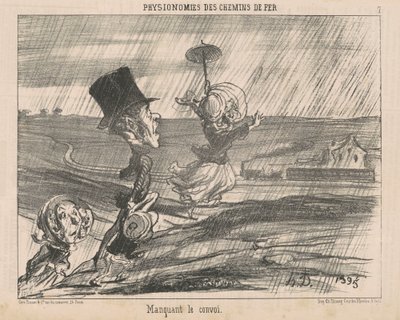 Chybí konvoj od Honoré Daumier