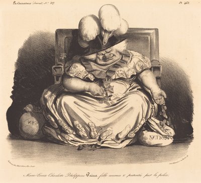 Marie-Louise-Charlotte-Philippinepairie od Honoré Daumier