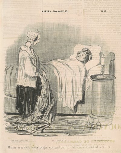 Tak se ožeňte! starý grigo... od Honoré Daumier