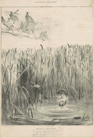 Marius z Minturnes od Honoré Daumier