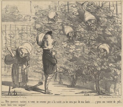 Mé ubohé důvody, pokud se nevrátíš ke skoku... od Honoré Daumier