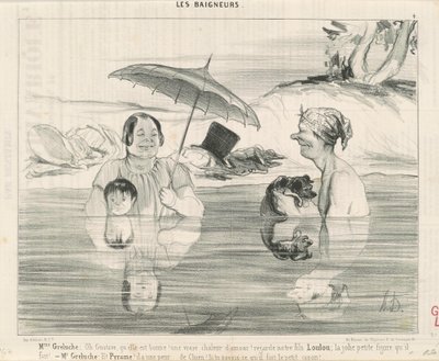 paní Greluche: Ach Gustave, jak je to dobré! od Honoré Daumier