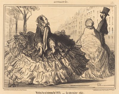 Jarní móda roku 1855 od Honoré Daumier