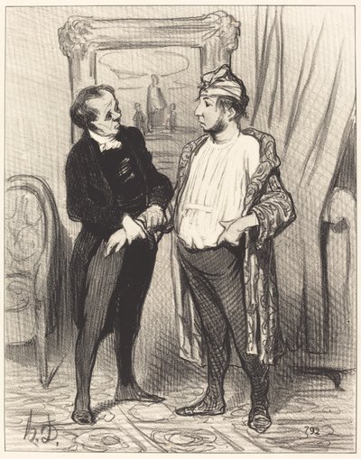 Má drahá, ujišťuji tě, že... od Honoré Daumier