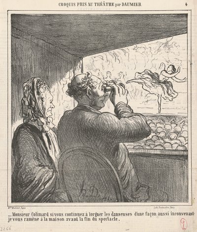 Pane Colimarde, pokud budete pokračovat... od Honoré Daumier