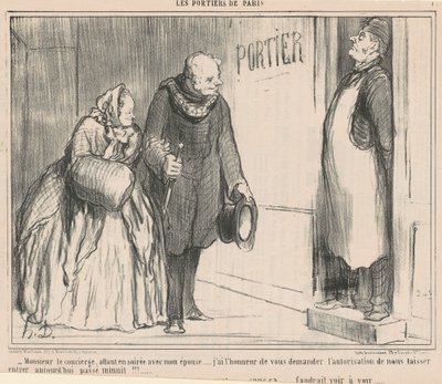 Pan recepční, jdem večer od Honoré Daumier