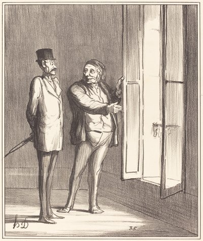Pane tady bude dobře... od Honoré Daumier