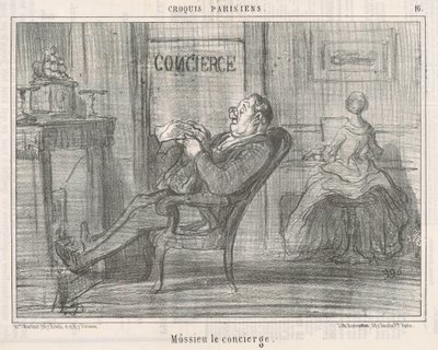 Domovník Mossie od Honoré Daumier