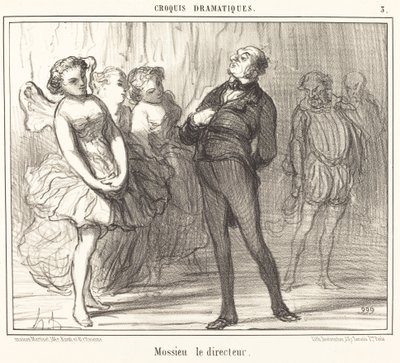 Mossie, ředitel od Honoré Daumier