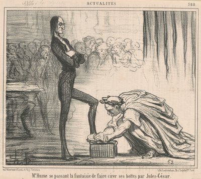Pan Hume předstírá... od Honoré Daumier