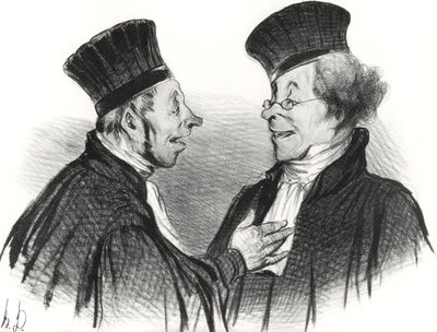 Můj drahý! Omdlel jsi... obdivuhodně. Opravdu to udělalo trvalý dojem!, 1838. od Honoré Daumier
