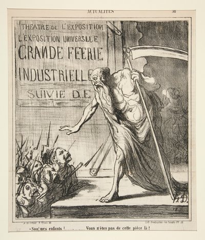 Ani náhodou! moje děti! od Honoré Daumier