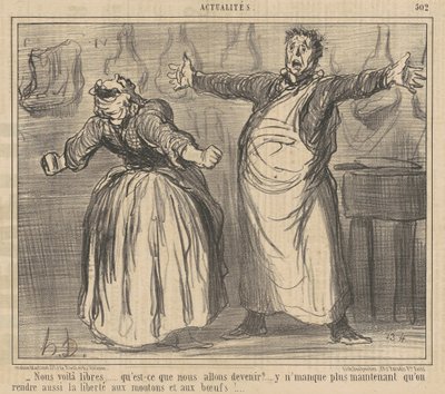 Jsme volní... od Honoré Daumier