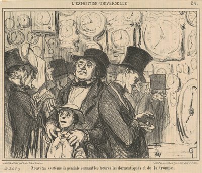 Nový kyvadlový systém... od Honoré Daumier