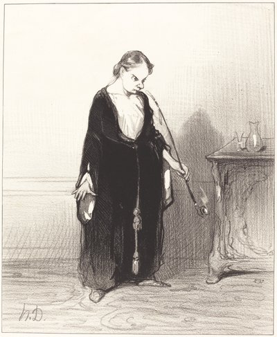 Ó potěšení z opia, které ode mě uchvacuješ!... od Honoré Daumier