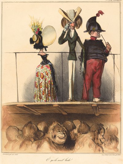 Ó, jak jsou oškliví! od Honoré Daumier