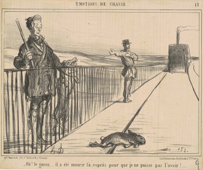 Ach! Ten žebrák... zemřel tam... od Honoré Daumier