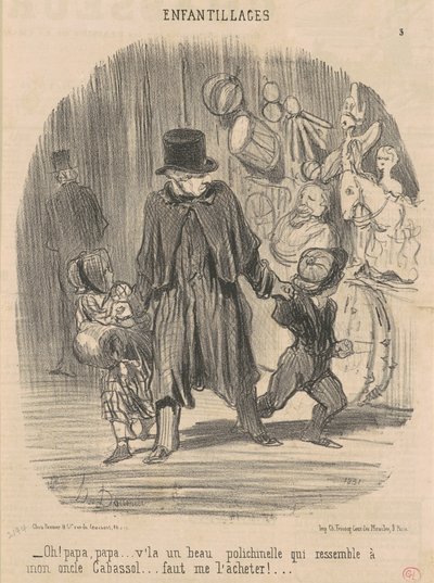 Ach! Tati, tati...tady je krásný... od Honoré Daumier
