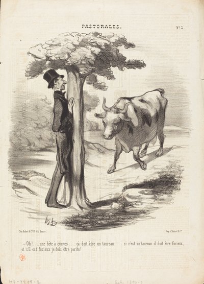 Oh!... bestie s rohy... od Honoré Daumier