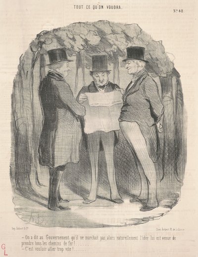 Vládě bylo řečeno, že nefunguje... od Honoré Daumier