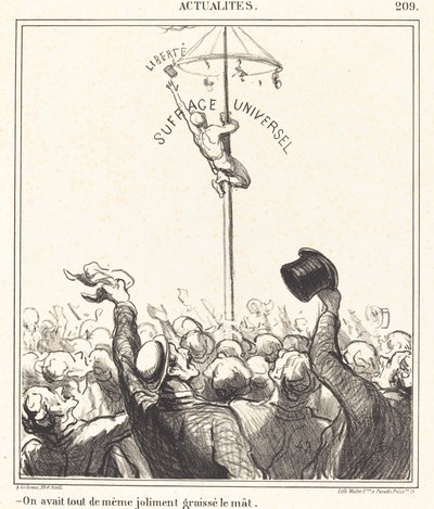 Měli jsme...pěkně namazaný stěžeň od Honoré Daumier