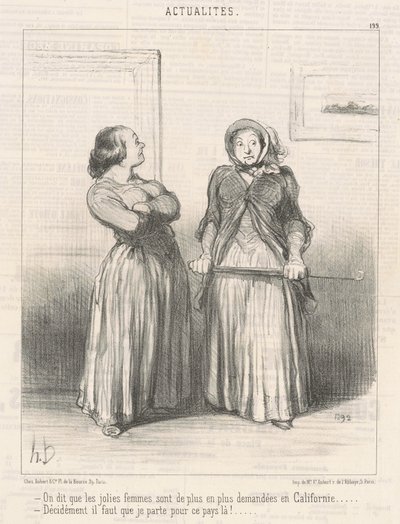 Říká se, že krásné ženy jsou... od Honoré Daumier