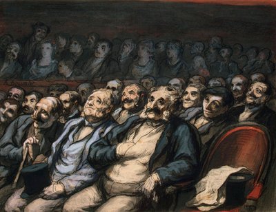 Sídlo orchestru, 1856-1858. od Honoré Daumier