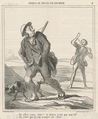 Kam jdeš? od Honoré Daumier