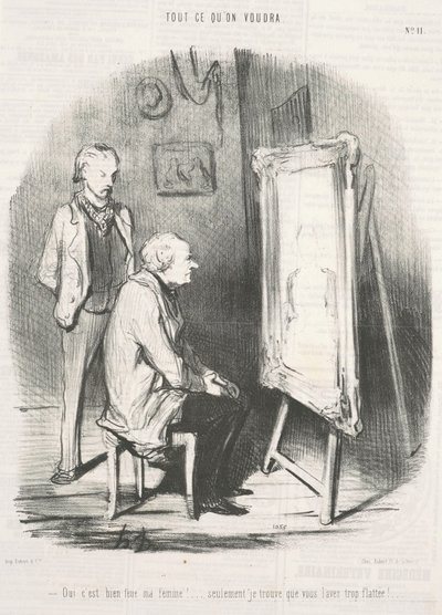 Ano, má zesnulá ženo! ... od Honoré Daumier