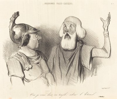 Ano, přicházím do jeho chrámu... od Honoré Daumier