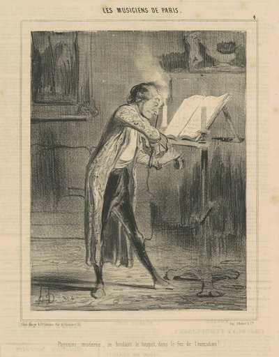 Moderní Paganini... od Honoré Daumier
