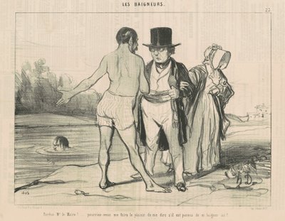 Promiňte, pane starosto! ... mohl bys ... od Honoré Daumier