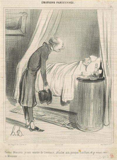 Promiň...jsem obchodní makléř... od Honoré Daumier