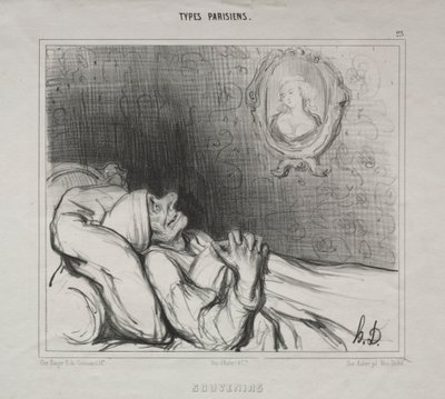 Pařížské typy: vzpomínky, 10. května 1840. od Honoré Daumier